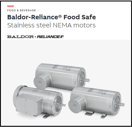 Baldor Washdown Duty Stainless Steel Motors